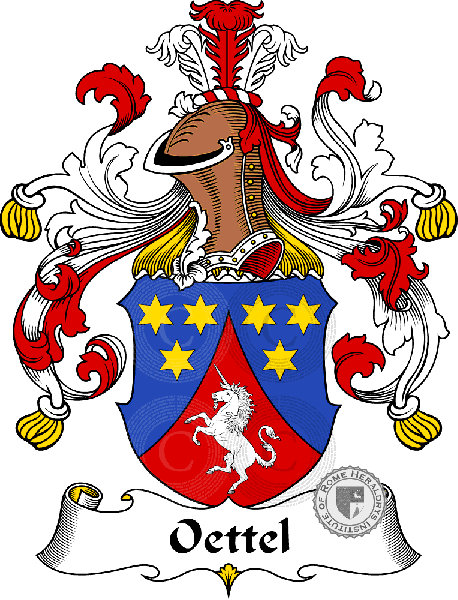 Coat of arms of family Oettel