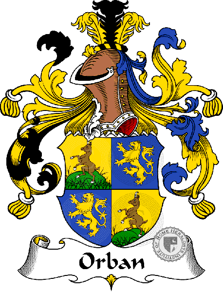 Coat of arms of family Orban