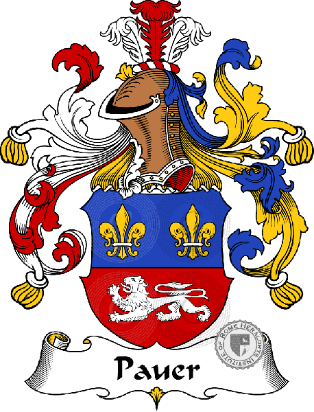 Coat of arms of family Pauer