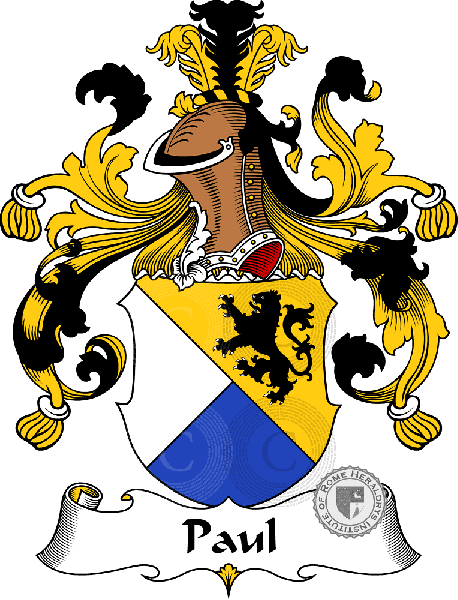 Coat of arms of family Paul