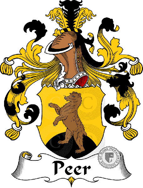 Coat of arms of family Peer