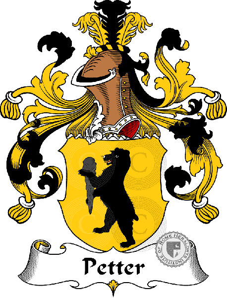 Coat of arms of family Petter