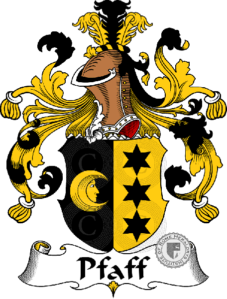Coat of arms of family Pfaff