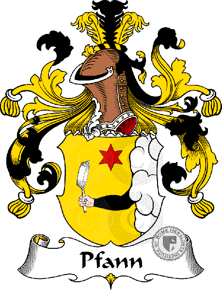 Coat of arms of family Pfann