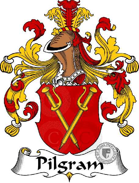 Coat of arms of family Pilgram