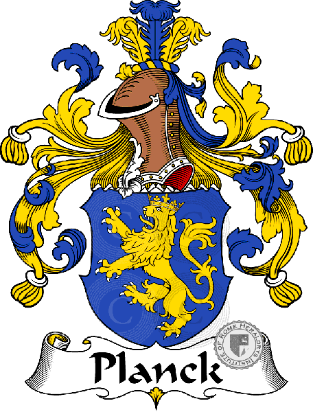 Coat of arms of family Planck