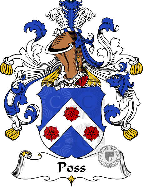 Wappen der Familie Poss