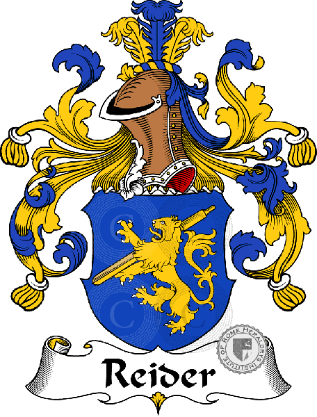 Coat of arms of family Reider