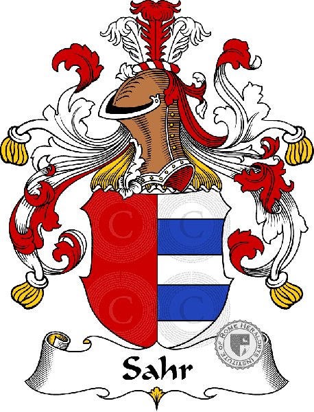 Coat of arms of family Sahr