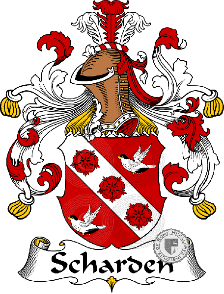 Coat of arms of family Scharden