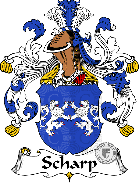 Coat of arms of family Scharp