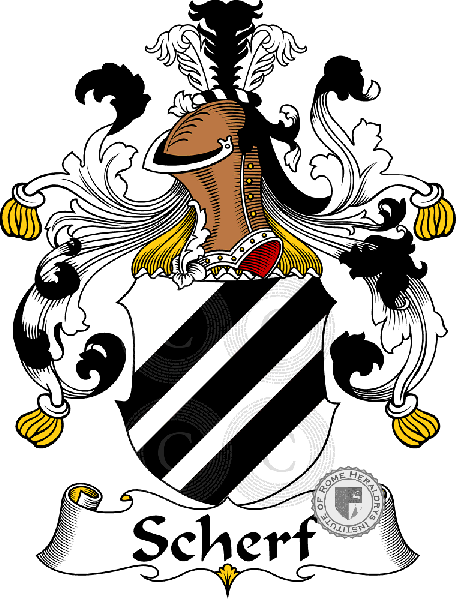 Coat of arms of family Scherf