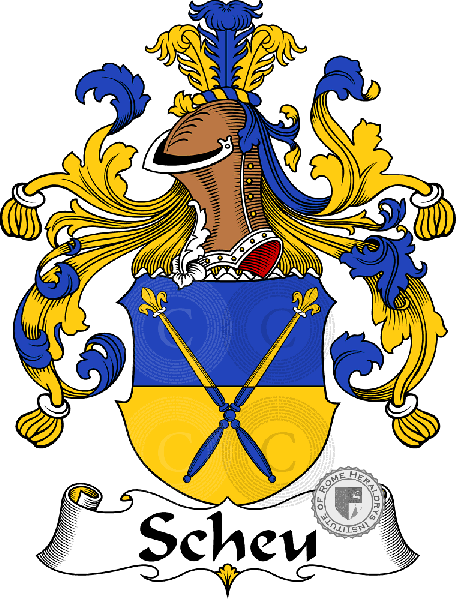 Coat of arms of family Scheu