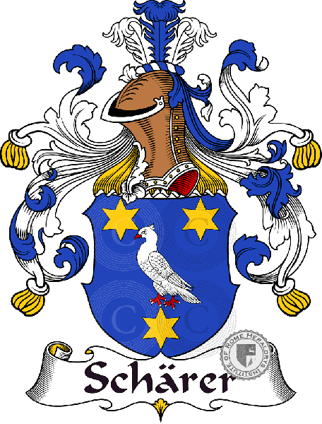 Coat of arms of family Schärer
