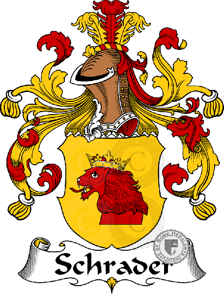 Coat of arms of family Schrader