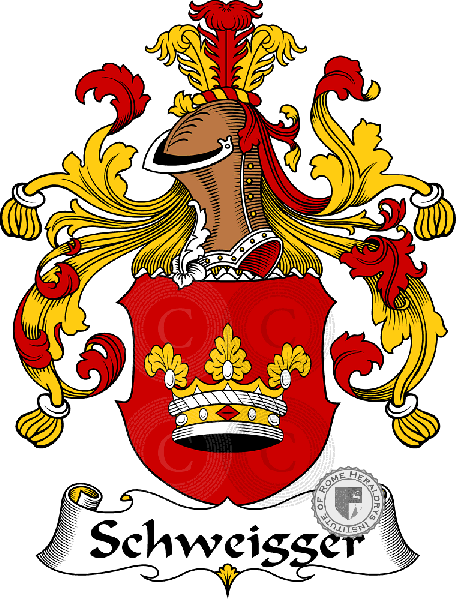 Coat of arms of family Schweigger