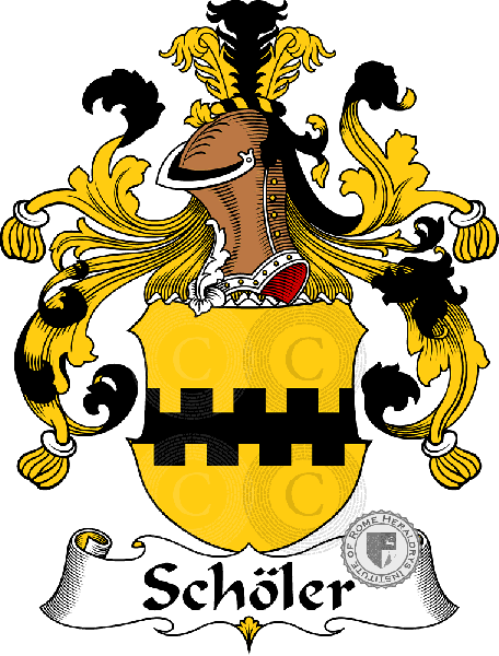 Coat of arms of family Schöler