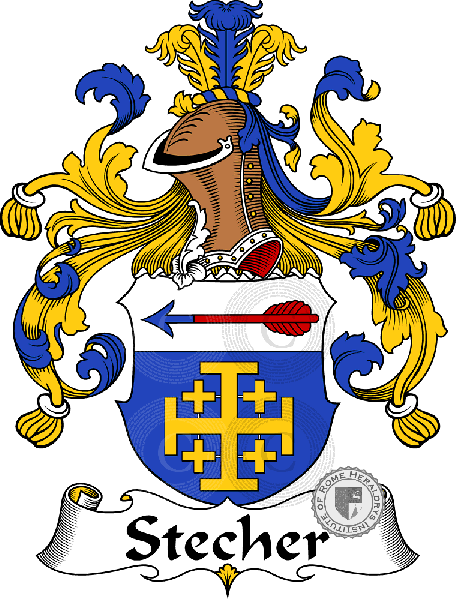 Coat of arms of family Stecher