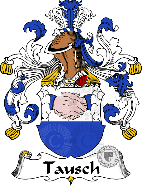 Coat of arms of family Tausch
