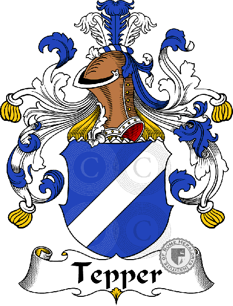 Coat of arms of family Tepper