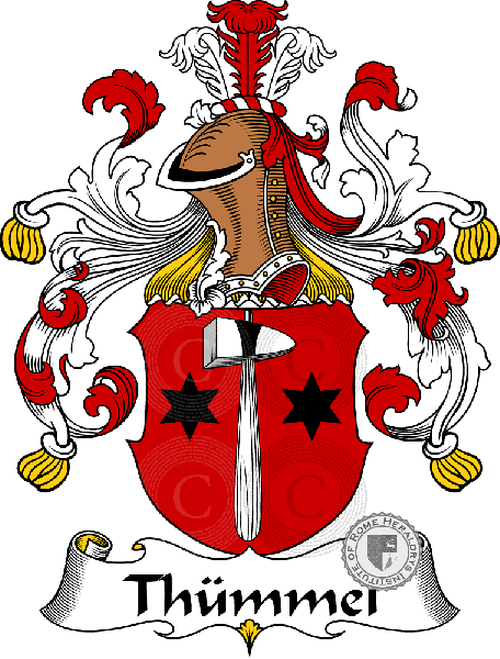 Coat of arms of family Thümmel