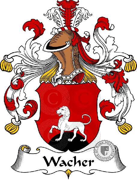 Coat of arms of family Wacher