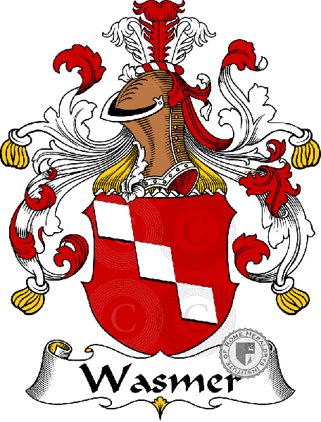 Coat of arms of family Wasmer