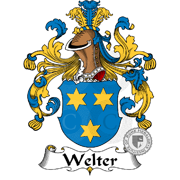 Brasão da família Welter