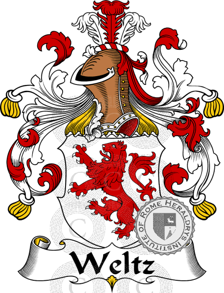 Coat of arms of family Weltz