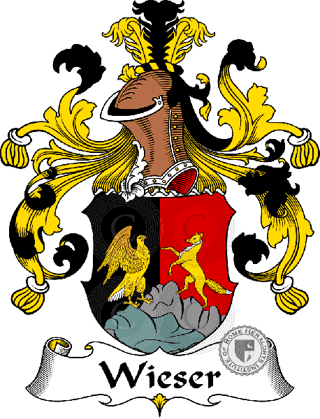Coat of arms of family Wieser