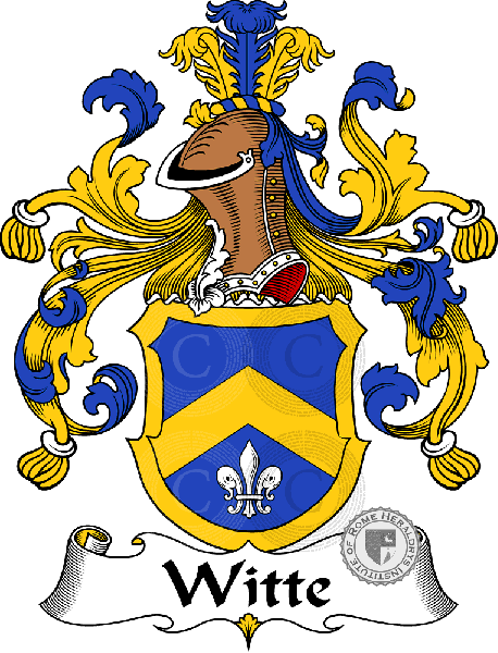 Coat of arms of family Witte