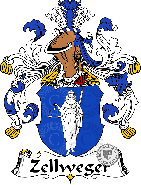 Coat of arms of family Zellweger