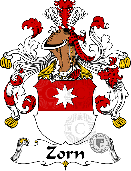 Coat of arms of family Zorn