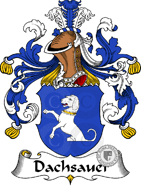 Coat of arms of family Dachsauer