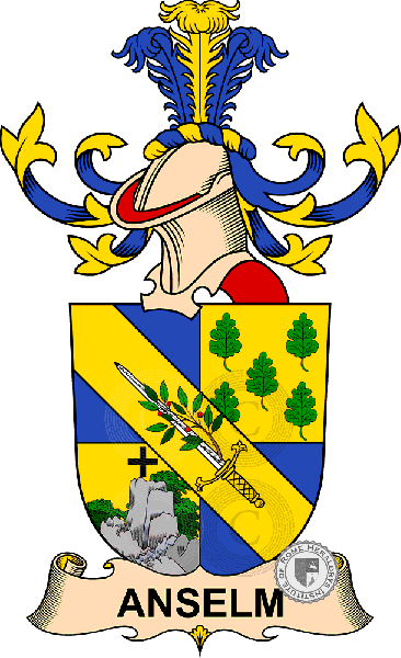 Coat of arms of family Anselm