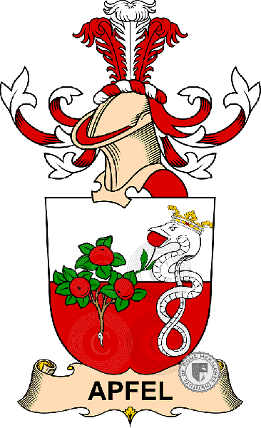Coat of arms of family Apfel
