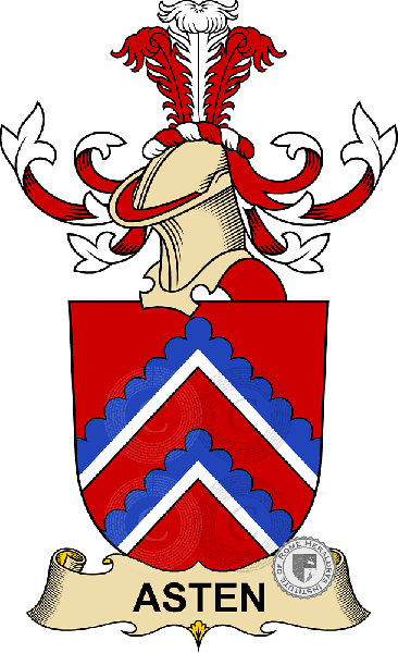 Coat of arms of family Asten