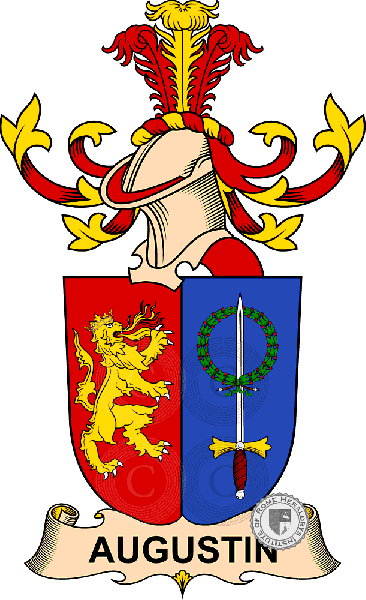 Coat of arms of family Augustin
