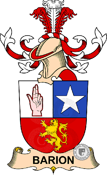 Coat of arms of family Barion