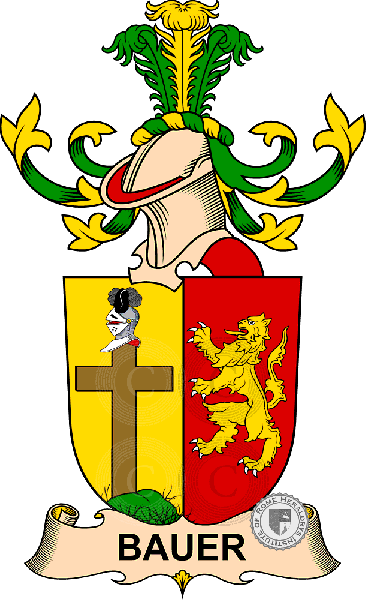 Coat of arms of family Bauer de Bauernthal
