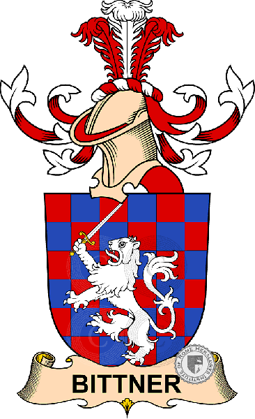 Coat of arms of family Bittner de Bitterthal