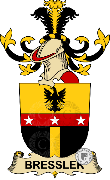 Wappen der Familie Bressler de Sternau
