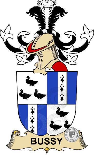 Coat of arms of family Bussy de Mignot