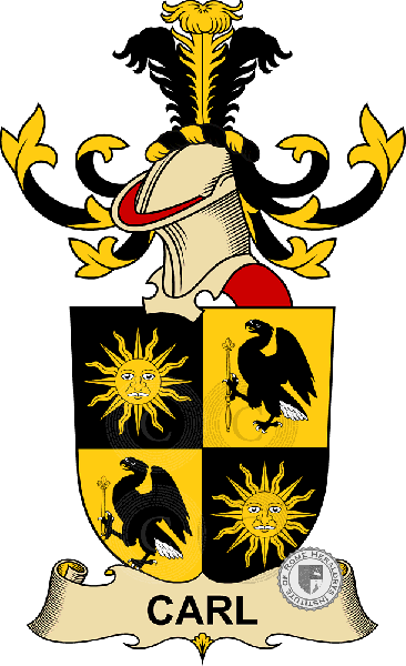 Coat of arms of family Carl