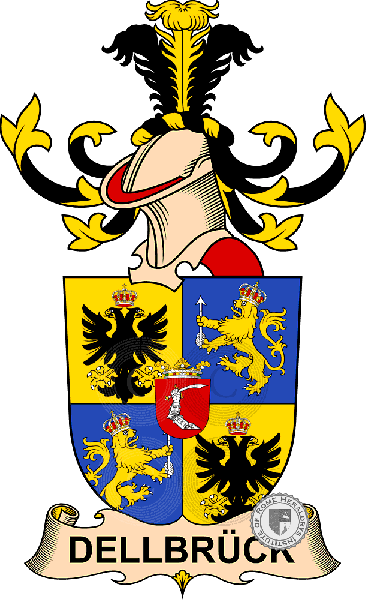 Wappen der Familie Dellbrück de Dewald