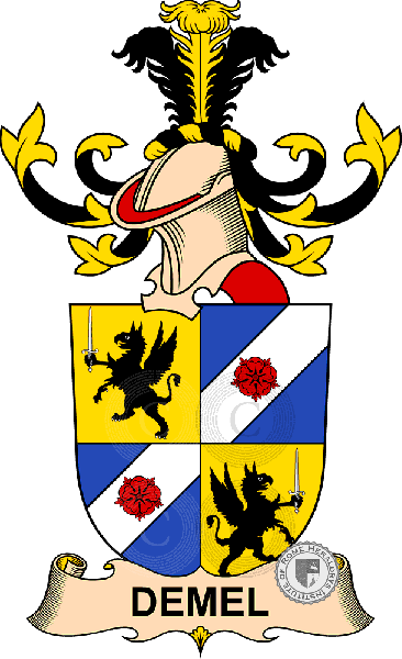 Coat of arms of family Demel
