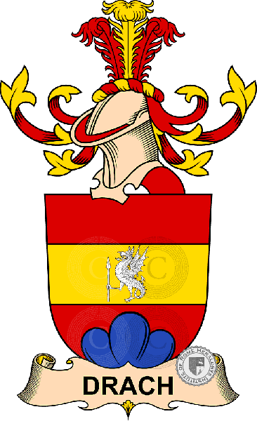 Coat of arms of family Drach