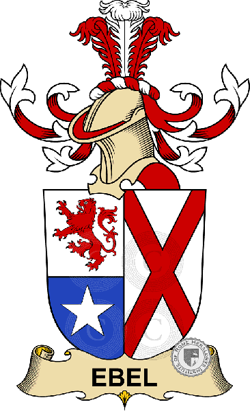 Coat of arms of family Ebel