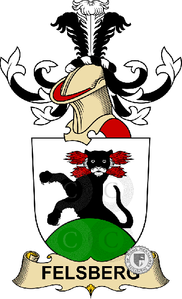Coat of arms of family Felsberg
