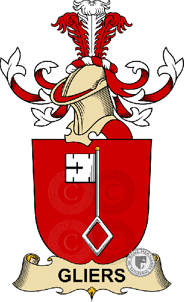 Coat of arms of family Gliers